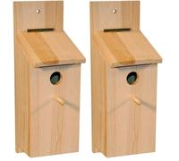 KERBL Nichoir - Kit a monter soi-meme pour oiseaux - 36x12x14cm (Confezione da 2)