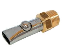 Kerbl Nipplo mordente a sfera AquaGlobe 66 mm | 1/2''-3/8'' | per suinetti - 30 kg