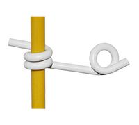 Kerbl Occhielli in plastica da 12 mm, per filo e nastro fino a 10 mm, 50 pezzi