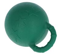 Kerbl Palla da gioco per cavalli, gusto mela, verde, 25 cm, cavallo, resistente ai morsi, con valvola speciale