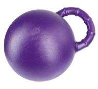 Kerbl Palla da gioco per cavalli, gusto menta, viola, 25 cm, resistente ai morsi, con valvola speciale