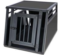 KERBL PET Box trasp. Vacation, alluminio 77x55x50 cm, grafite