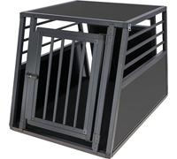 KERBL PET Box trasp. Vacation, alluminio 92x65x65 cm, graphite