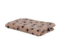 Kerbl Pet Coperta Cani Stella 140 x 100 cm, Beige con Zampe