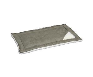 Kerbl Pet Cuscino Cleo, Grigio/Bianco, 74x43x4 cm, Cuccia per Cani, Sdraio per Cani, Cuscino per Cani, Poliestere