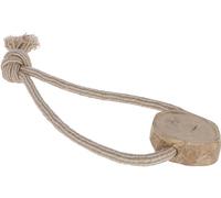 KERBL PET Gioco da lancio S, iuta/cotone con legno di caffè, 45 cm