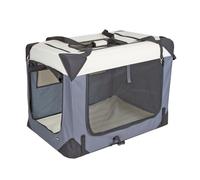 Kerbl Pet Journey trasportino per cani, grigio/beige - L 92 x P 65 x H 66 cm