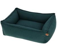 Kerbl Pet Letto Accogliente Oliver per Cani, Tessuto Robusto, Rivestimento Lavabile, Parte Inferiore Antiscivolo, Letto Moderno per Cani, Verde Inglese, 70 x 60 x 24 cm