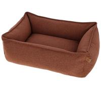Kerbl Pet Letto Oliver per Cani, Tessuto Robusto, Rivestimento Lavabile, Parte Inferiore Antiscivolo, Letto Moderno per Cani, Marrone, 70 x 60 x 24 cm