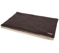 Kerbl Pet Materasso Multifunzionale per Cani, Ortopedico, Cuscinetto per incontinenza Integrato, Schiuma di Memoria, Rivestimento Lavabile, Beige, Marrone, 120 x 72 x 7 cm