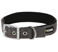 Kerbl Pet Miami Plus - Collare in Nylon Grigio, 33-39 cm/20 mm