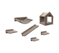 Kerbl Pet Monte Baldo Parete di arrampicata per gatti - Set di 6 pz