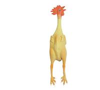 Kerbl Pet Pollo, Giocattolo per Cani, Giocattolo da Masticare, 23cm, Giallo/Rosso, Lattice, con Squeaker