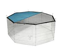 Kerbl Pet Recinto ottagonale + telo per protezione solare - 8 pz da L 57 x H 56 cm