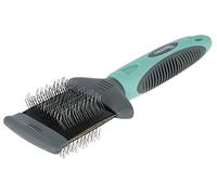 Kerbl Pet Spazzola Soft Plug Doppia, con Testa Flessibile, 19x7 cm