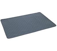 Kerbl Pet Tappetino per urina, per Animali Domestici con incontinenza, Assorbente, Lavabile in Lavatrice, Antiscivolo, per scatole di Trasporto e cucce, Grigio, 90 x 60 cm