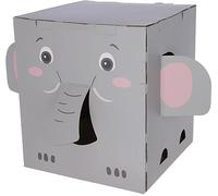 Kerbl Pet Tiragraffi per gatti, elefante, 35 x 35 x 39 cm, grigio