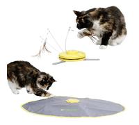 Kerbl, Piuma Giocattolo per Gatti 2 in 1, 70 x 53 x 5 cm