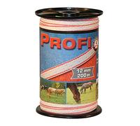 Kerbl Profi - Nastro per Recinzione, 12 mm, 4x0,30 Tric, 200m, w/r