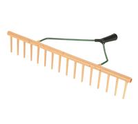 Kerbl Rastrello in plastica a 16 denti utilizzabile con qualsiasi manico per attrezzi