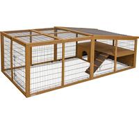 Kerbl Pet Recinzione all'aperto con barriera antieffrazione, 220x115x75cm