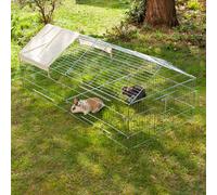 Kerbl Recinto Luxus con tetto a spioventi - L 220 x P 103 x H 85 cm