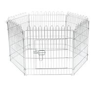 Kerbl Recinto per animali, 56,5 x 56,5 cm, 6 griglie, zincato, espandibile, resistente