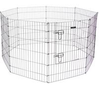Kerbl Recinto per Cuccioli e Piccoli Animali 8 Pannelli con Porta - 1 pz.