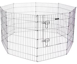 Kerbl Recinto per Cuccioli e Piccoli Animali 8 Pannelli con Porta - 1 pz.