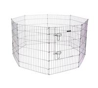 Kerbl, 1 Porta zincata, 8 Pannelli, 78 x 57 cm, Nero
