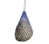 Kerbl Rete per fieno da 5, rete per foraggio, blu, 5x5cm, poliestere, cavalli, bovini, pecore, con anelli per sospensione