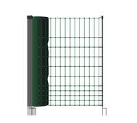 Kerbl Rete per pollame PoultryNet - alta 106 cm, 15 m doppia punta, verde, elettrificabile