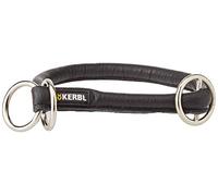 Kerbl Roma Girocollo in Pelle Rotondo, 45 cm, Nero