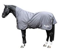 Kerbl RugBe 3297762 - Coperta per cavallo, 165 cm/215 cm/220 cm, 10 pezzi, colore: Grigio