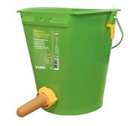 Secchio per bere igienico con valvola flap - Secchio per bere con valvola Fix...