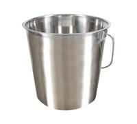 Kerbl Secchio in acciaio inox con maniglia di trasporto