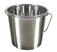 Kerbl Secchio in acciaio inox con maniglia di trasporto