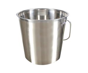 Kerbl Secchio in acciaio inox con maniglia di trasporto