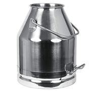 Kerbl Secchio per mungitura in acciaio inox, 25 l, tipo D