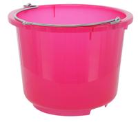 Kerbl Secchio stabile e da costruzione, trasparente, 12 l sicuro per gli alimenti, disponibile in blu/rosa nessuna dimensione fucsia