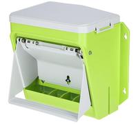 Kerbl SmartCoop 70660 - Mangiatoia automatica con valvola di protezione (con sistema di camminata, in plastica resistente)