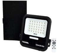 Kerbl SolarLED Elio, proiettore LED da Esterno con modulo Solare Esterno