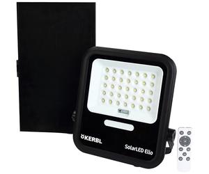Kerbl SolarLED Elio, proiettore LED da Esterno con modulo Solare Esterno