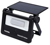 Kerbl SolarLED Solina, proiettore LED da Esterno con modulo Solare Integrato