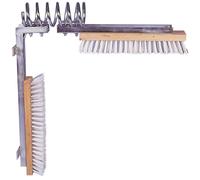 Kerbl Spazzola per bovini Texas supporto completo di molla e 2 spazzole