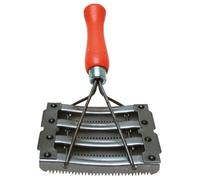 Kerbl Striglia per bestiame senza pettine Versione in acciaio, aperta