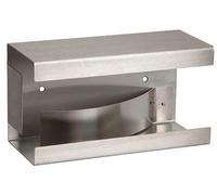 Kerbl 15339 - Supporto da parete per guanti usa e getta, in acciaio INOX