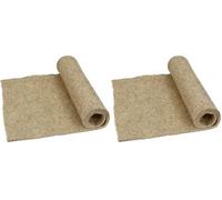 KERBL Tappeto di canapa per roditori, 40 x 100 cm (Confezione da 2)
