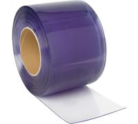 Kerbl Tenda in PVC, 200x2 mm, Trasparente, Rotolo da 25 m, Tenda a strisce, Tend