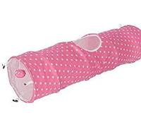 Kerbl, Tunnel per Gatti Puntino, Rosa/Bianco